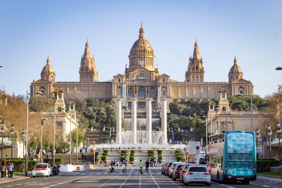 Palau Nacional on Montjuïc hill, Barcelona